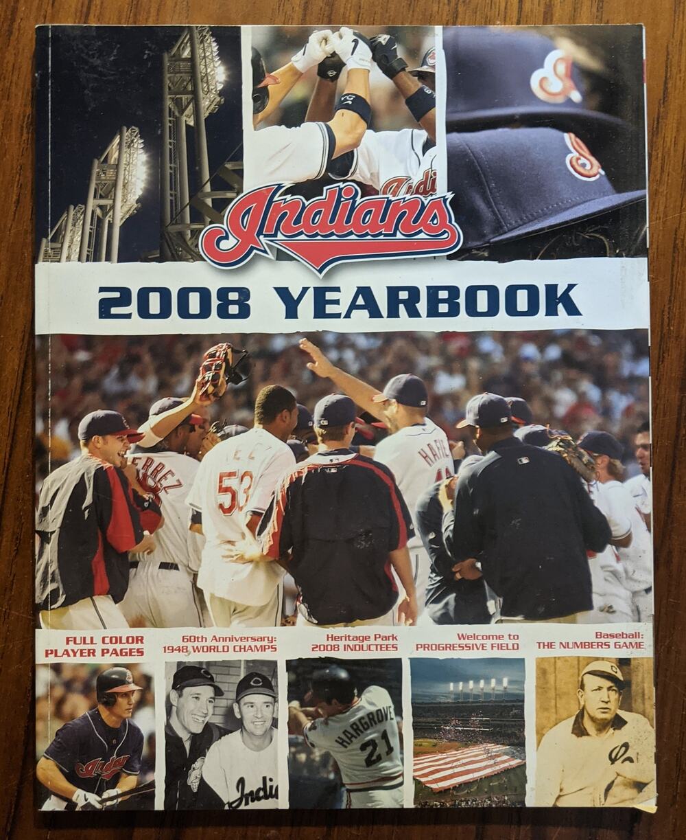 2008 Cleveland Indians Yearbook VG Baseball